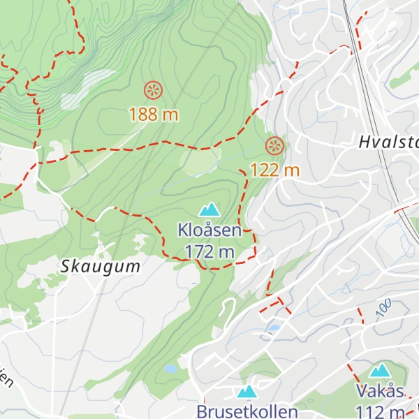 Map of Kloåsen