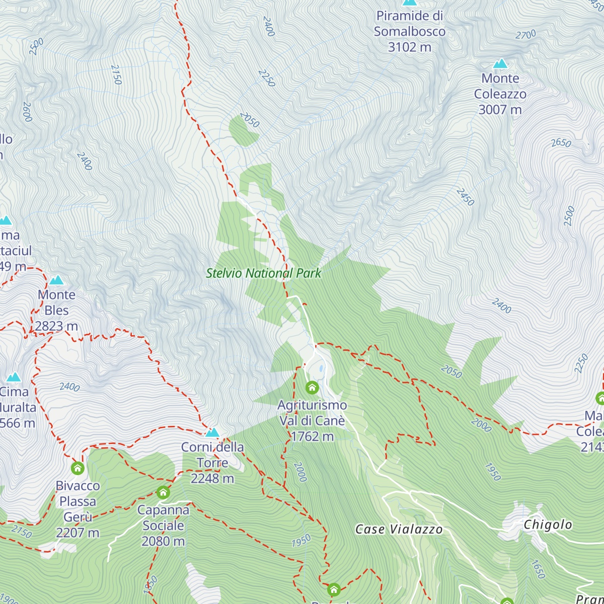La Palazzina map