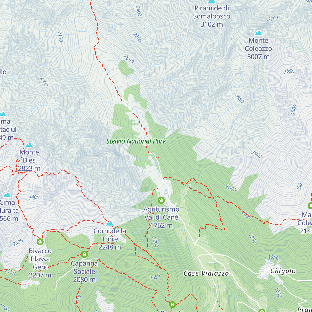 La Palazzina map
