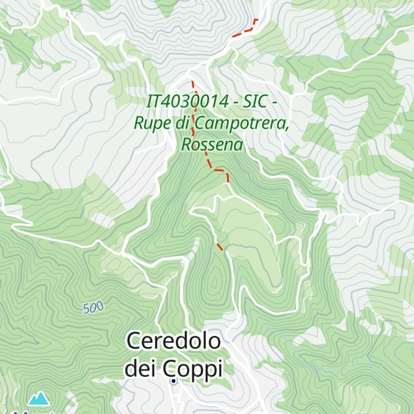 Map of Monte Tesa