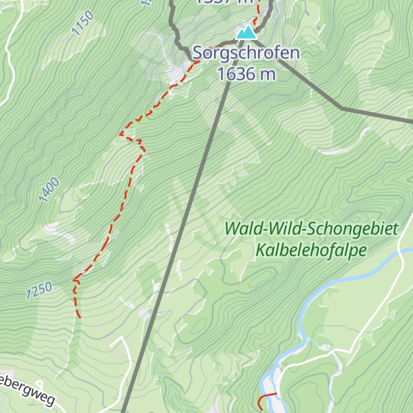 Map of Zerreralpe