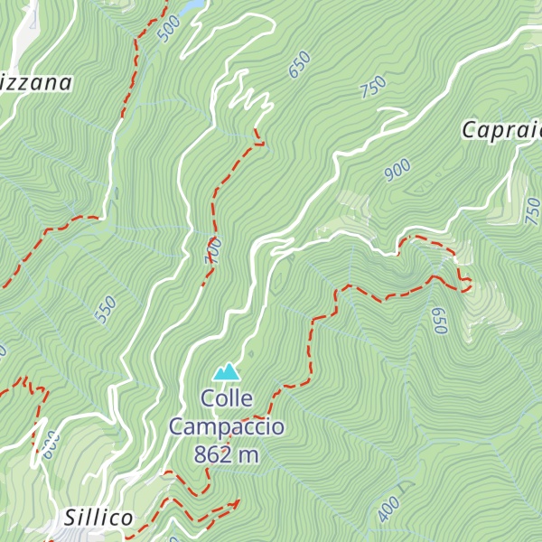Map of Colle della Serra