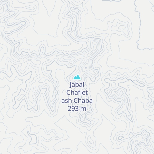Map of Jabal Chafiet ash Chaba