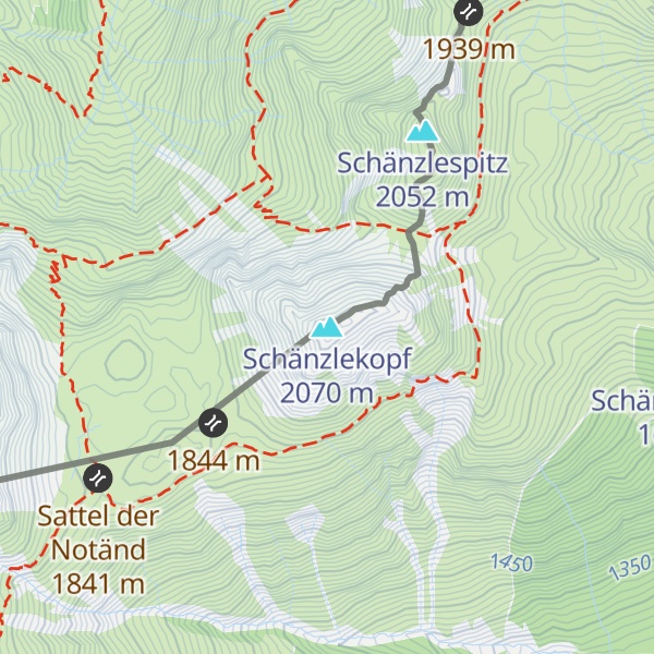Map of Schänzlekopf