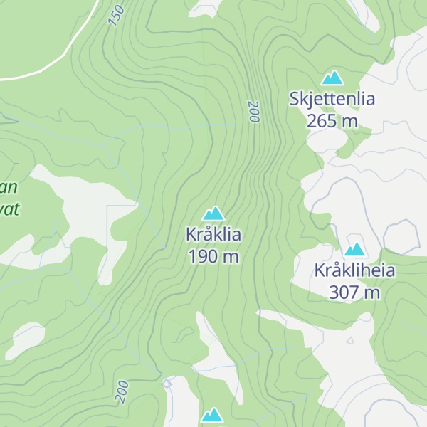 Map of Kråklia