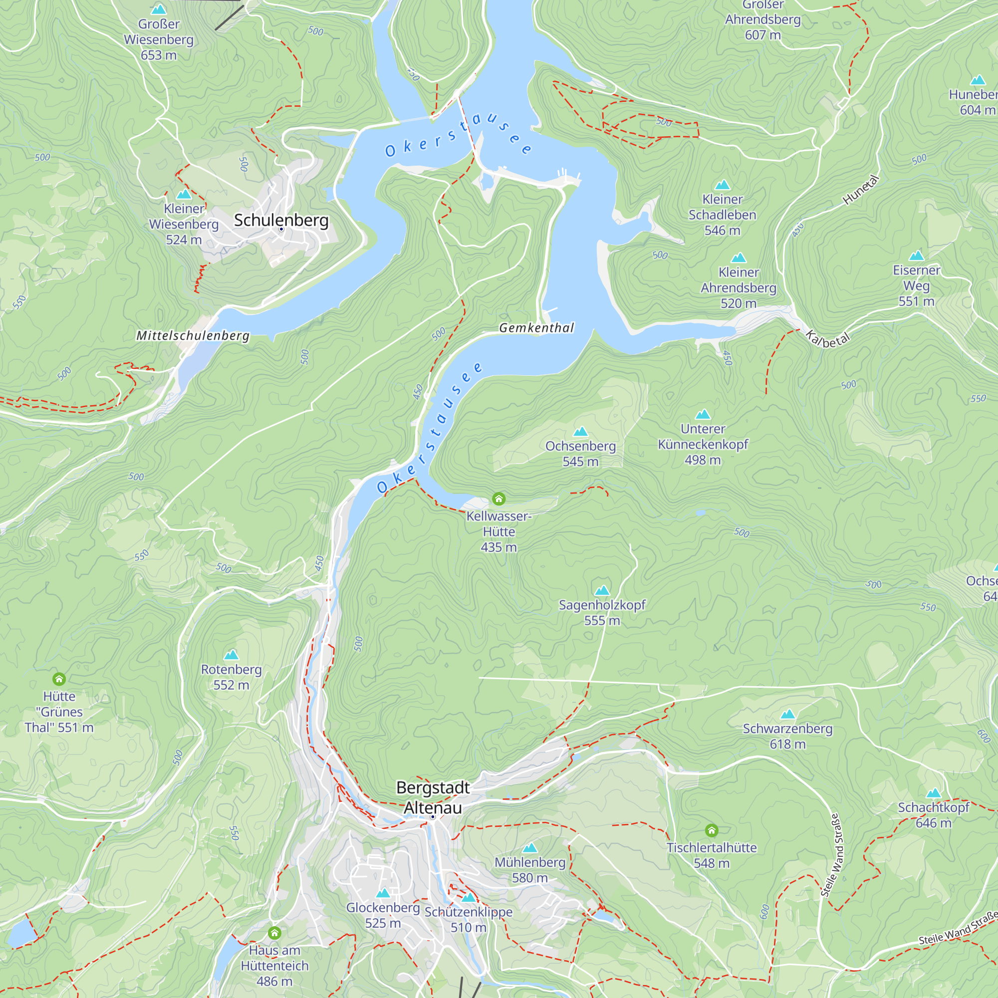 Kellwasser-Hütte map