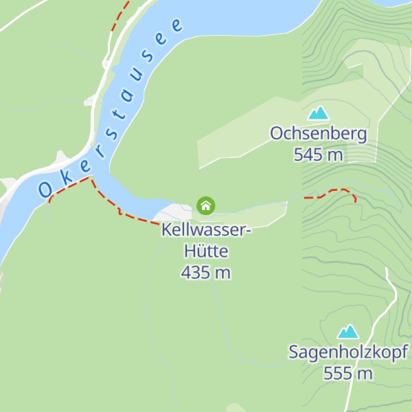 Map of Kellwasser-Hütte