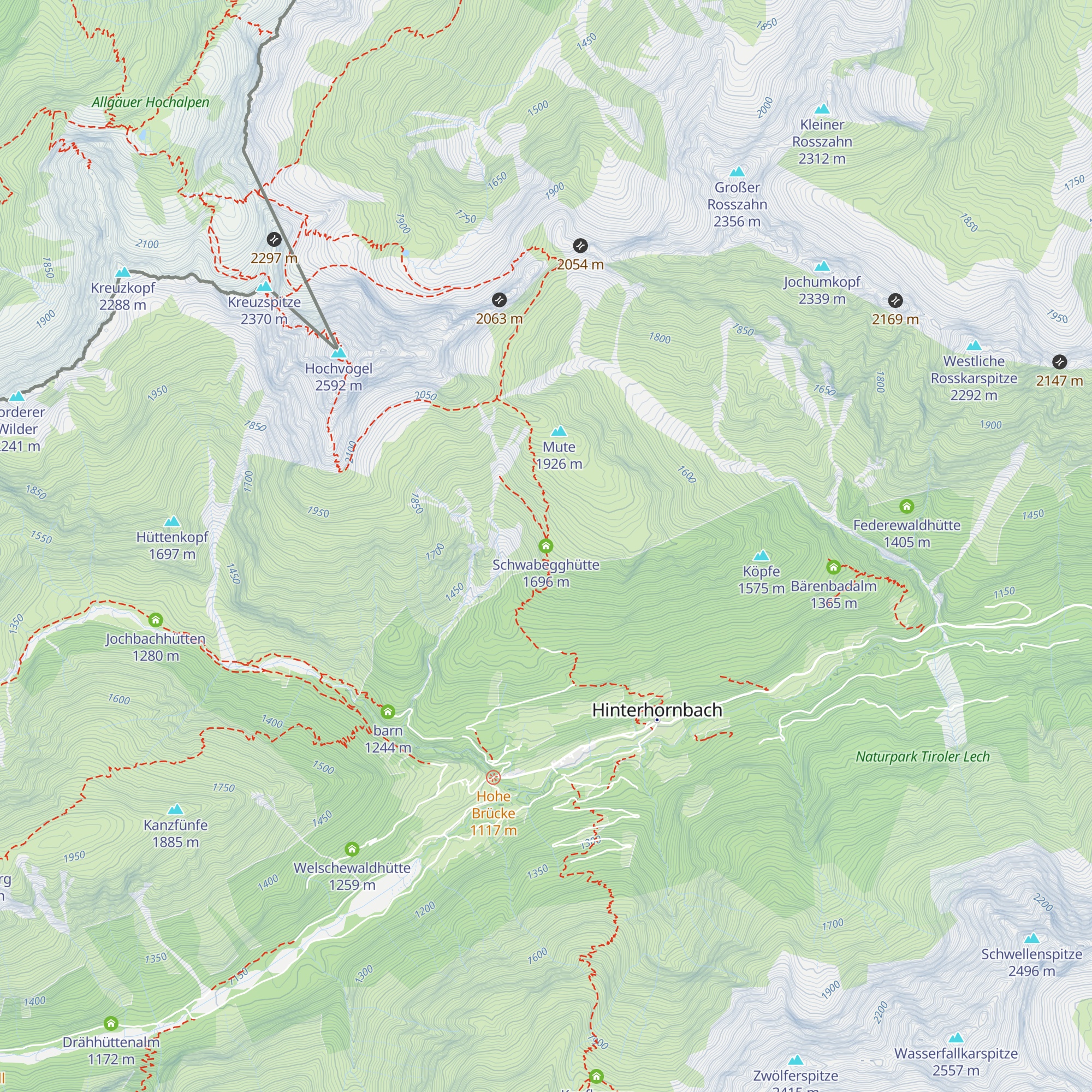 Schwabegghütte map
