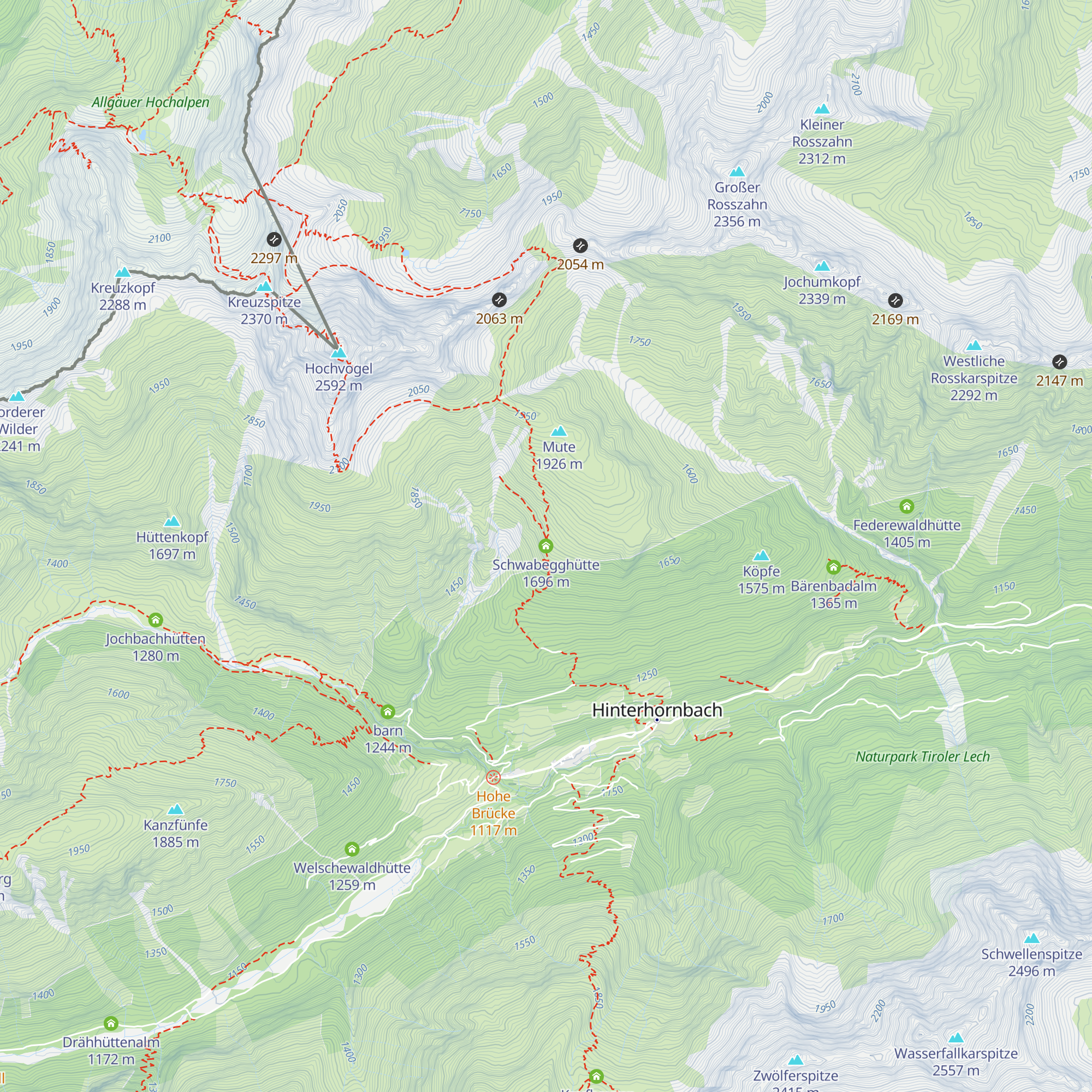 Schwabegghütte map