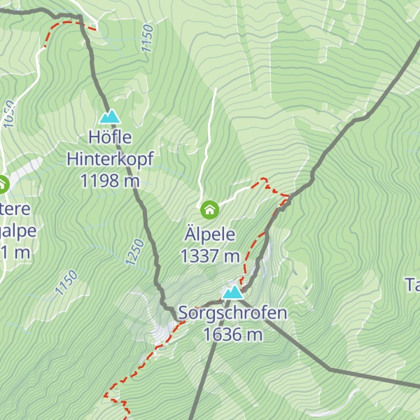Map of Älpele