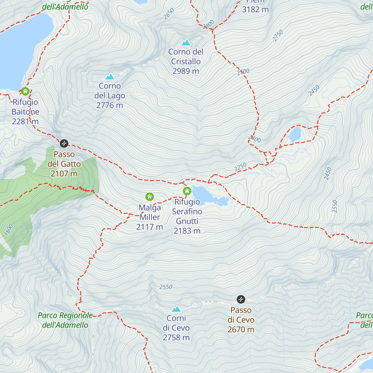 Locale invernale map