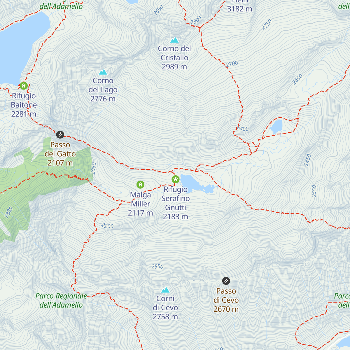 Locale invernale map