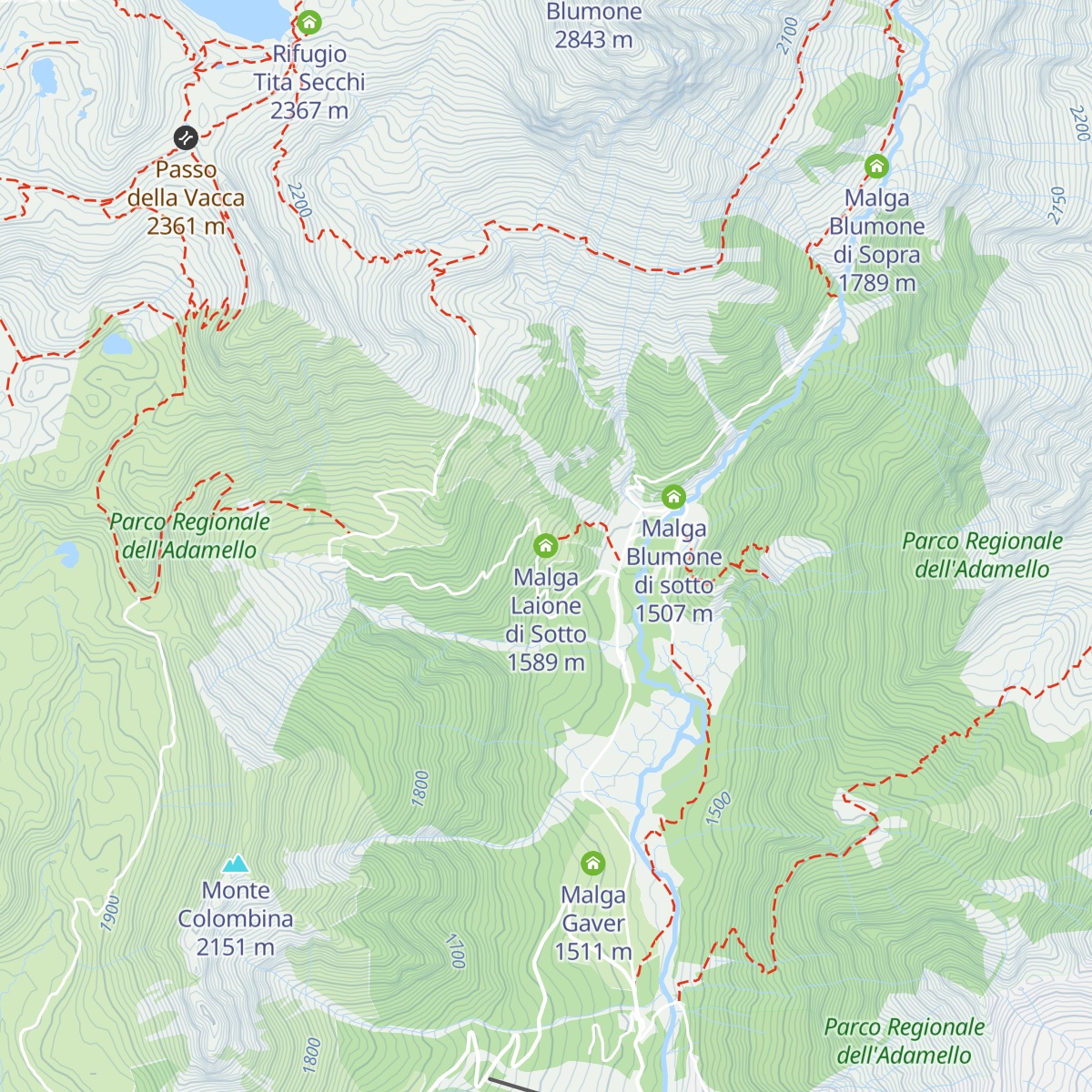 Malga Laione di Sotto map