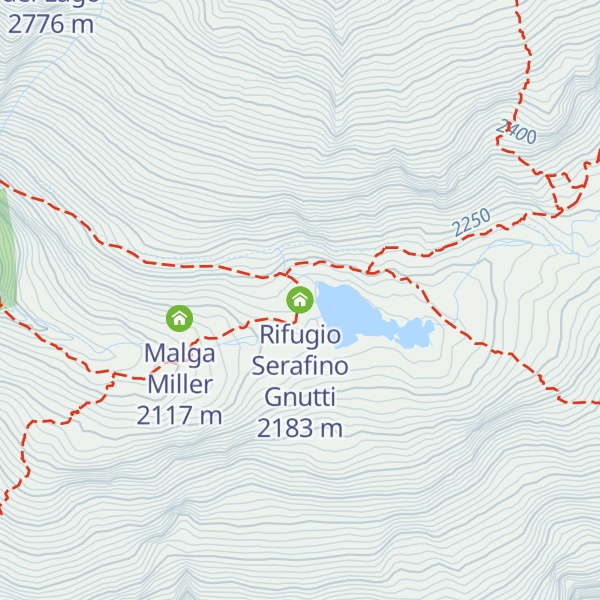 Map of Rifugio Serafino Gnutti