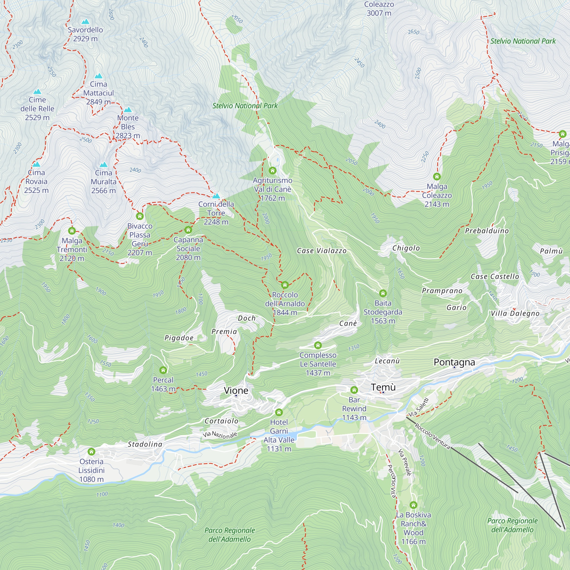 Roccolo dell'Arnaldo map