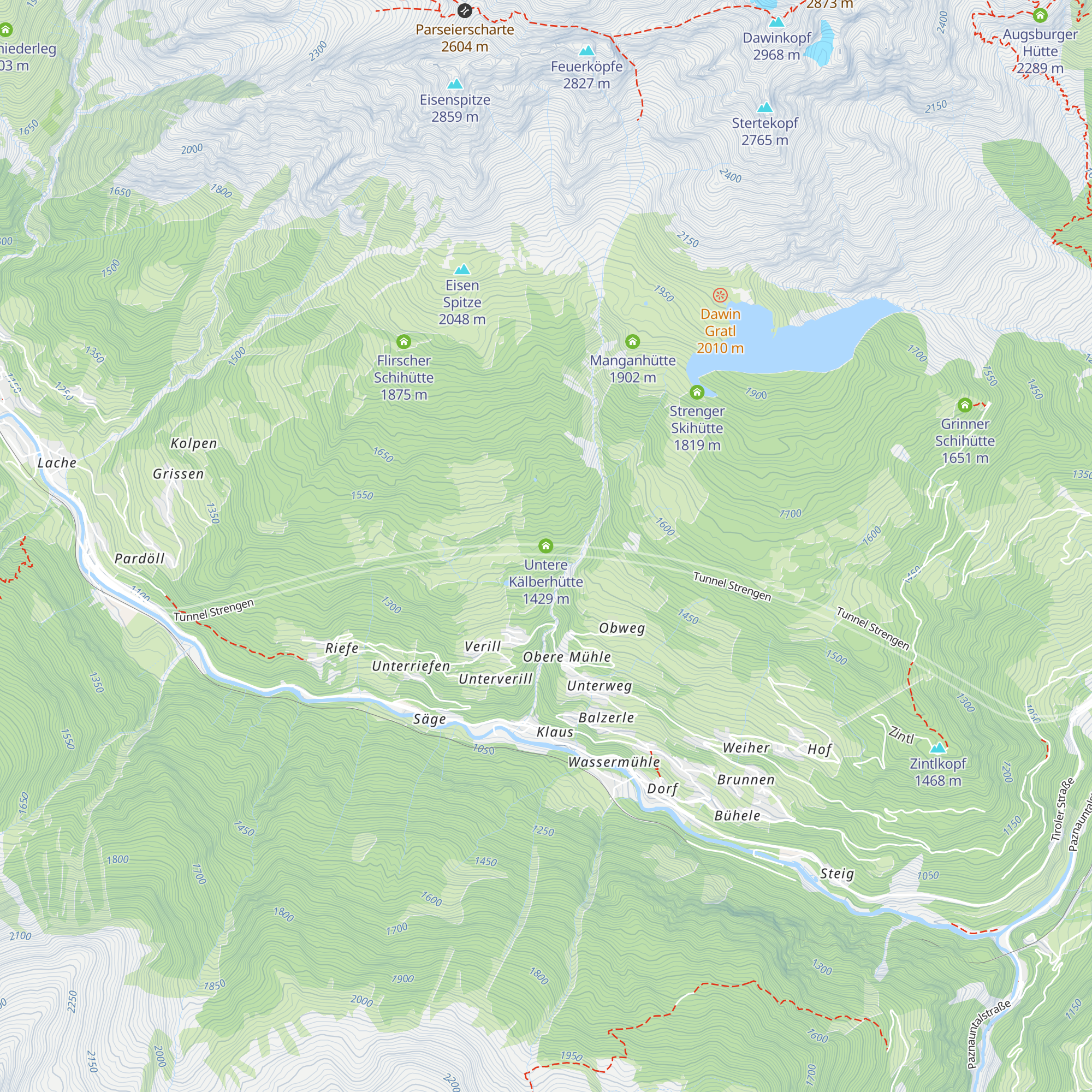 Untere Kälberhütte map