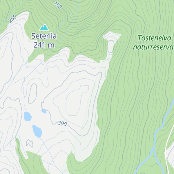 Map of Tommelhaugen