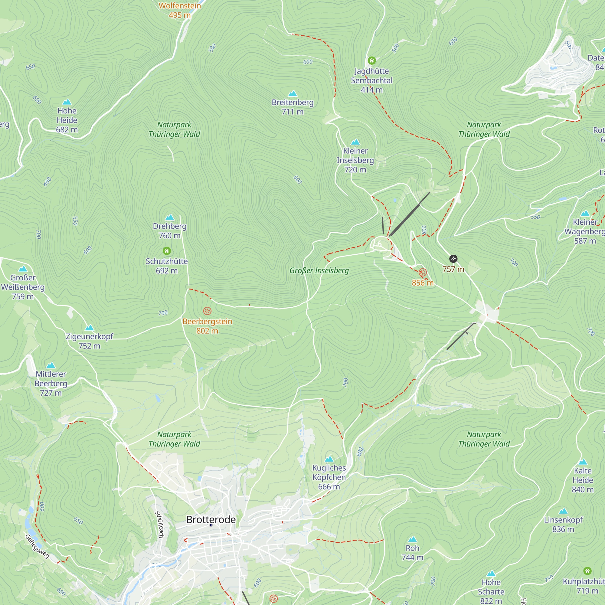 Schutzhütte Venetianierstein map