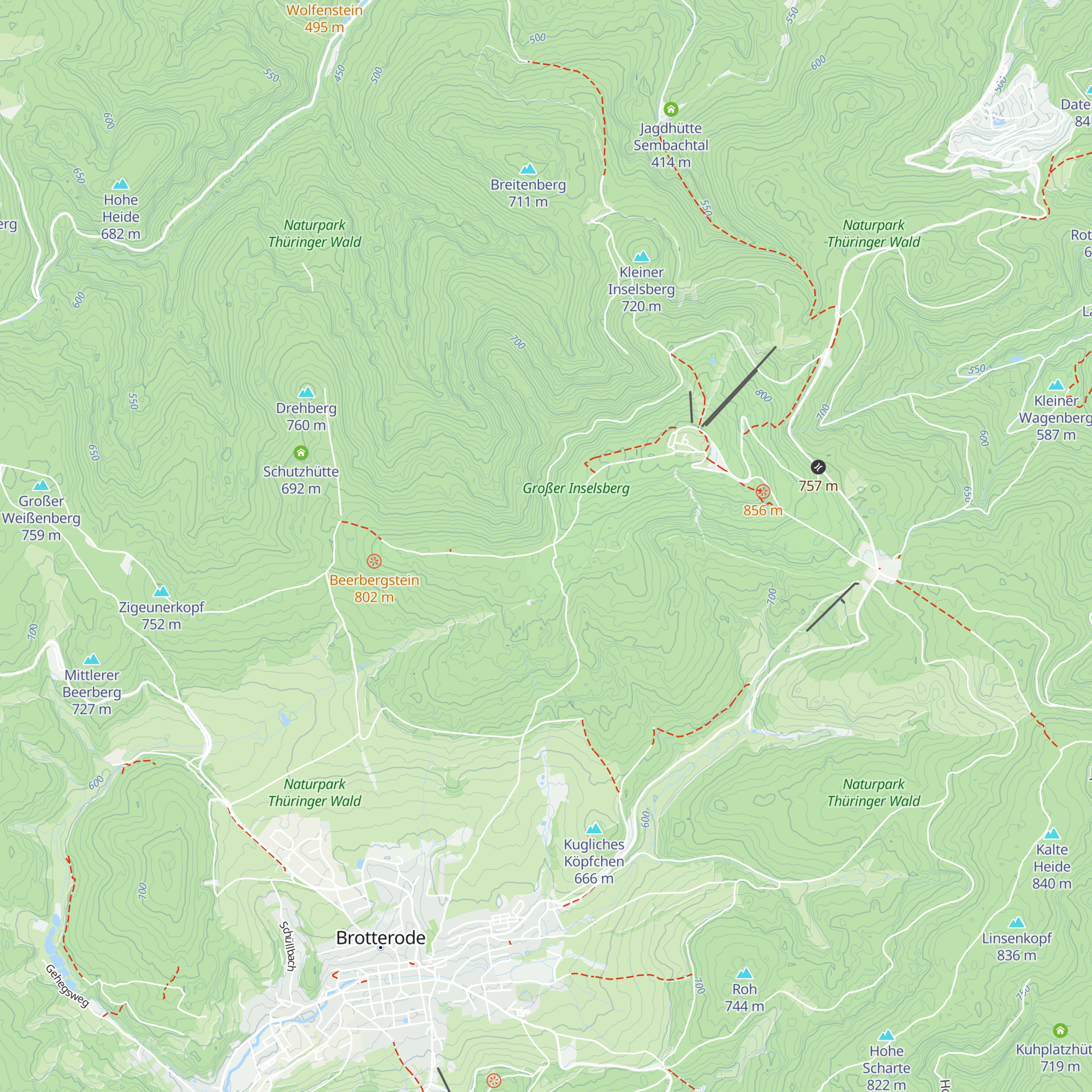 Schutzhütte Venetianierstein map