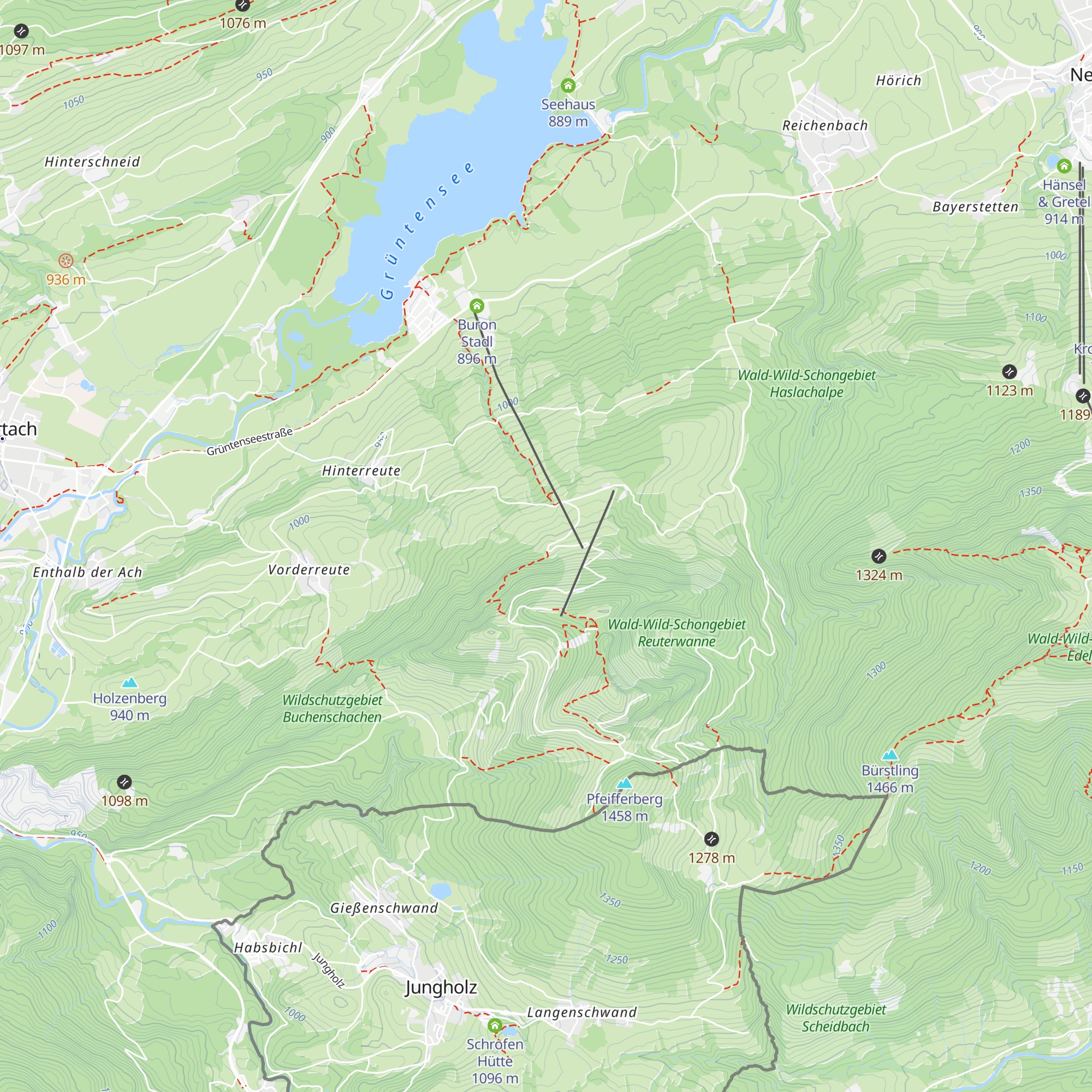 Alpe Blösse map