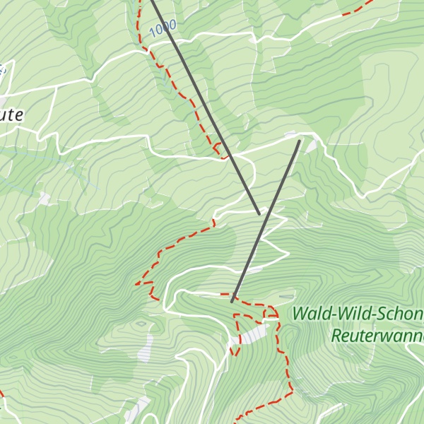 Map of Alpe Blösse
