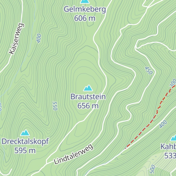 Map of Brautstein