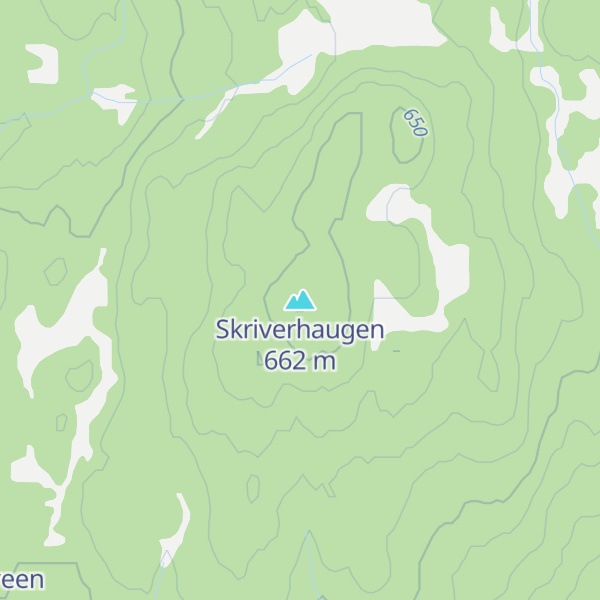 Map of Skriverhaugen