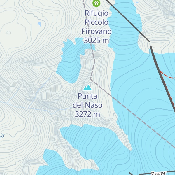 Map of Punta del Naso