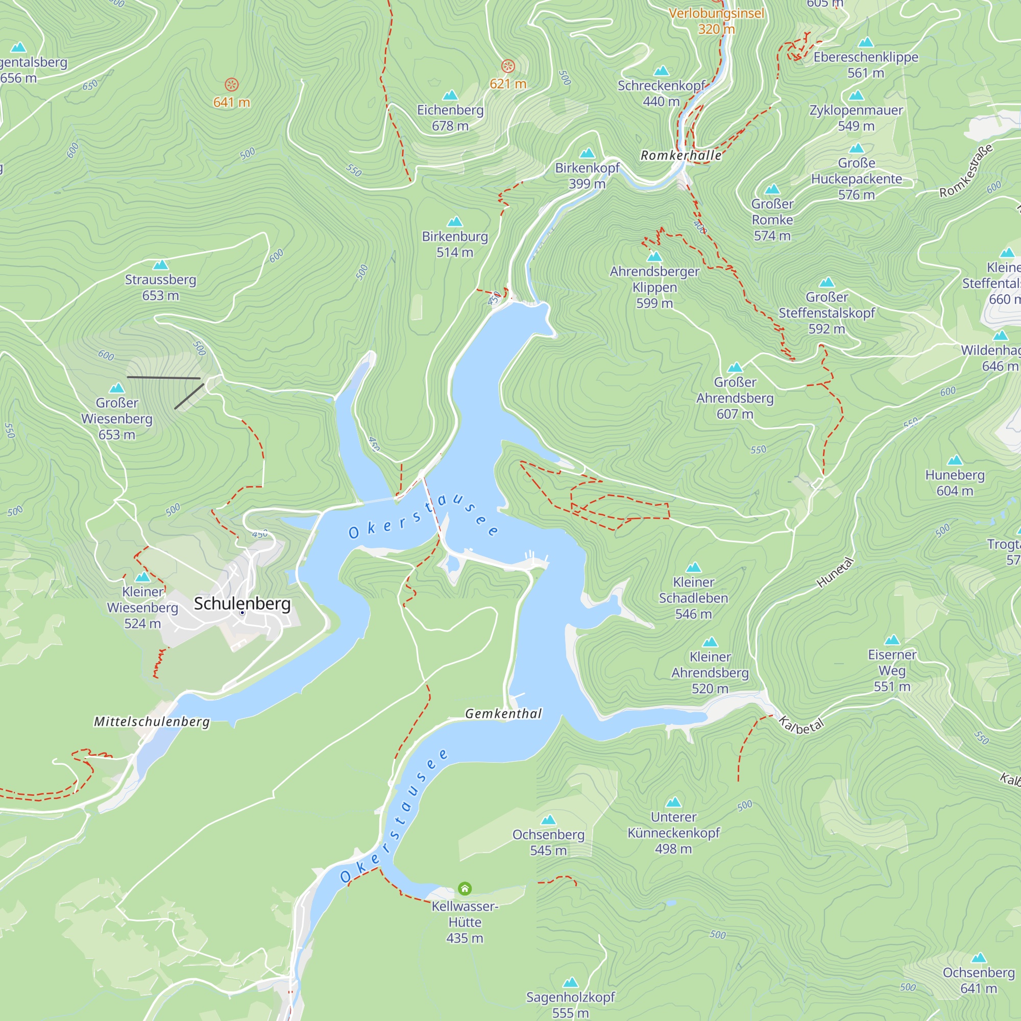 Schadleben-Hütte map