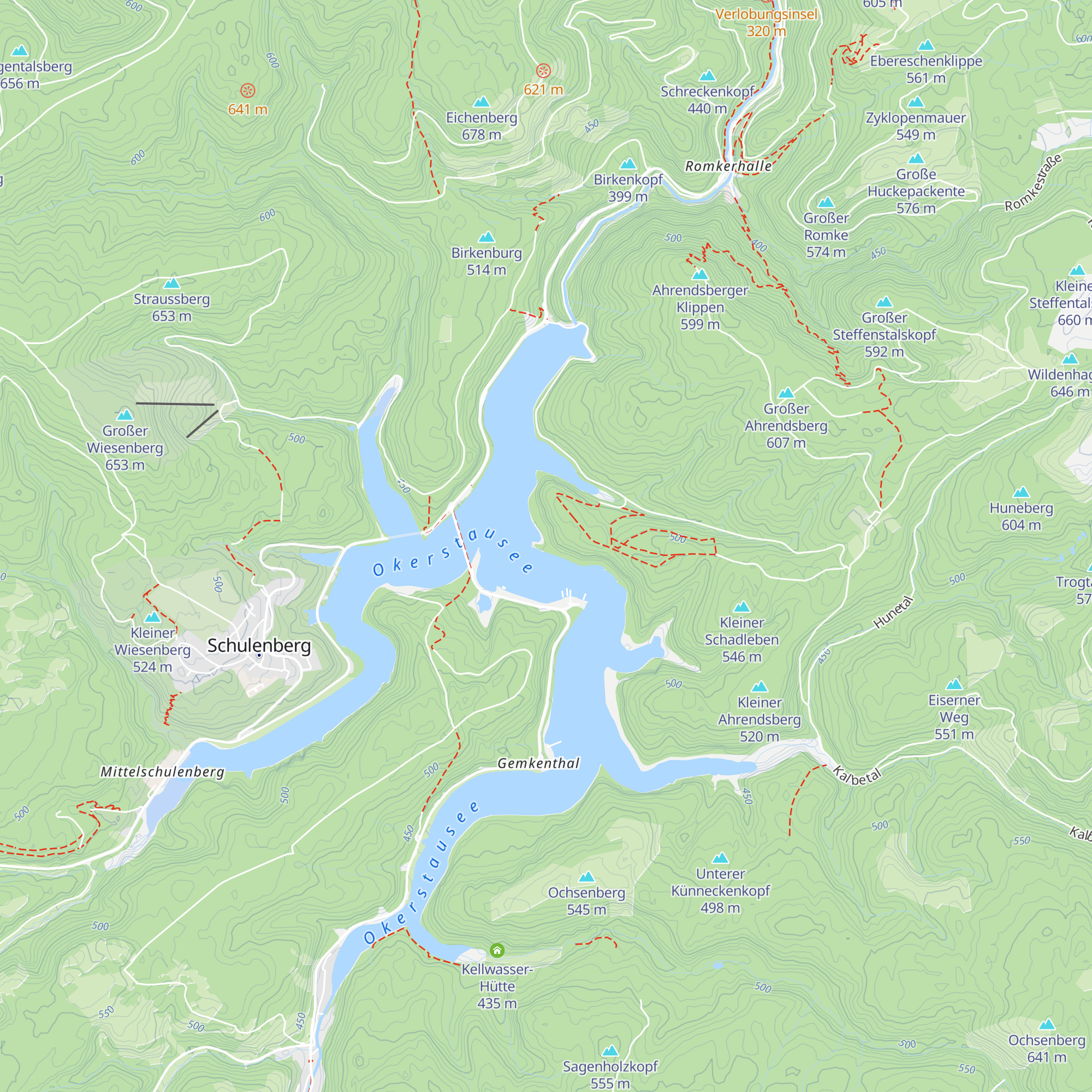 Schadleben-Hütte map