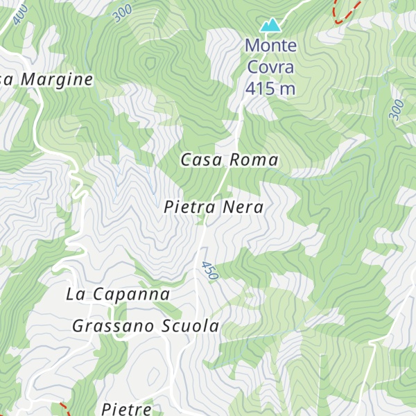 Map of Pietra Nera