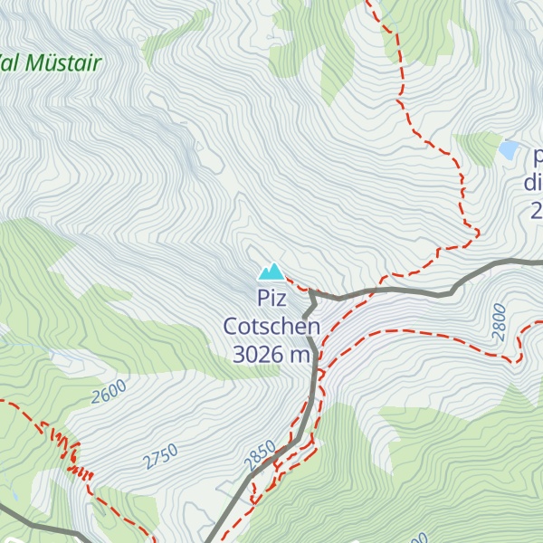 Map of Piz Cotschen
