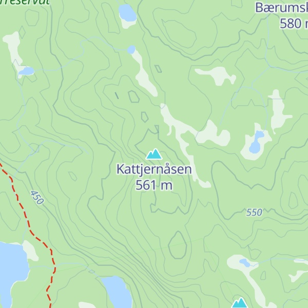 Map of Kattjernåsen
