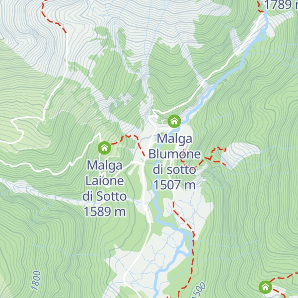 Map of Albergo Gaver