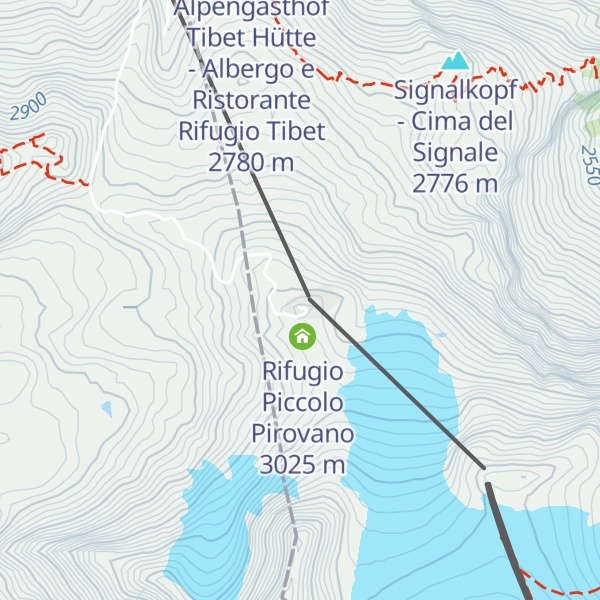 Map of Hotel Baita Ortler