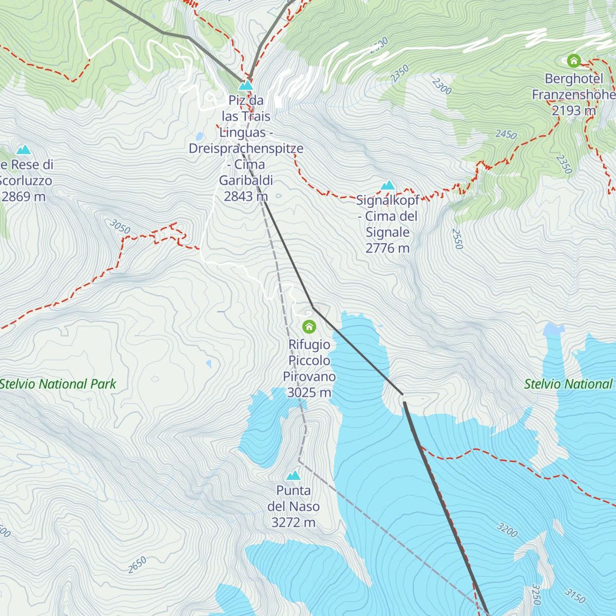 Hotel Baita Ortler map