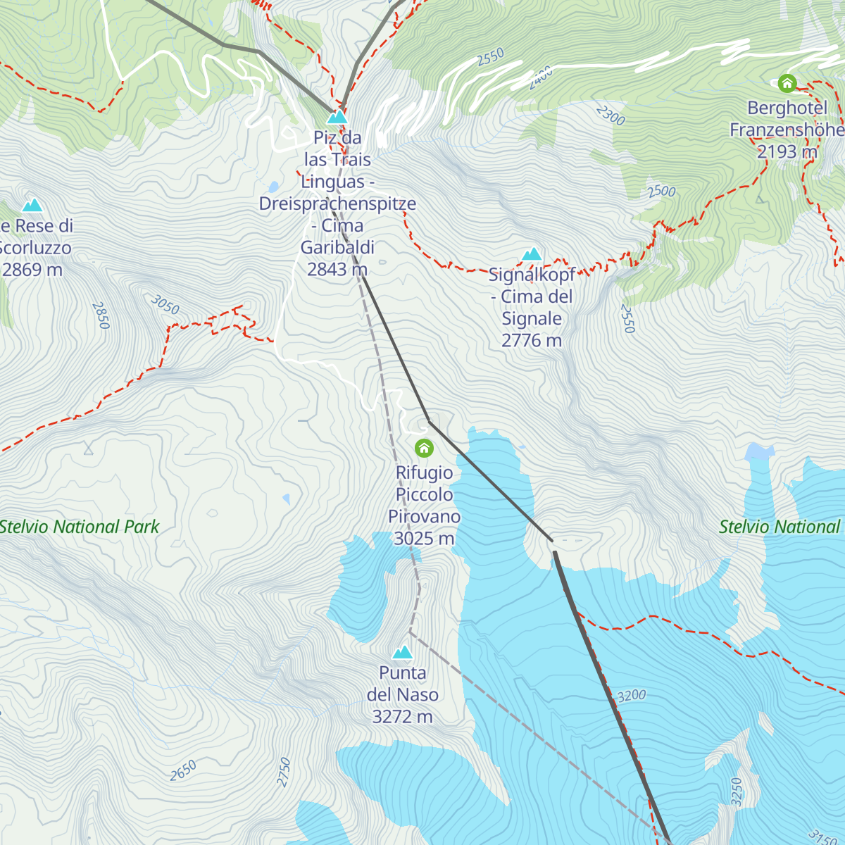 Hotel Baita Ortler map