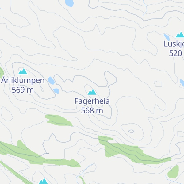 Map of Fagerheia