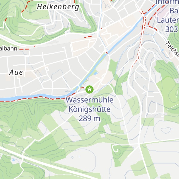 Map of Wassermühle Königshütte