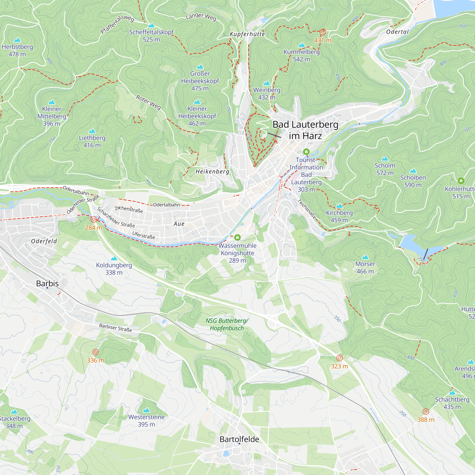 Wassermühle Königshütte map