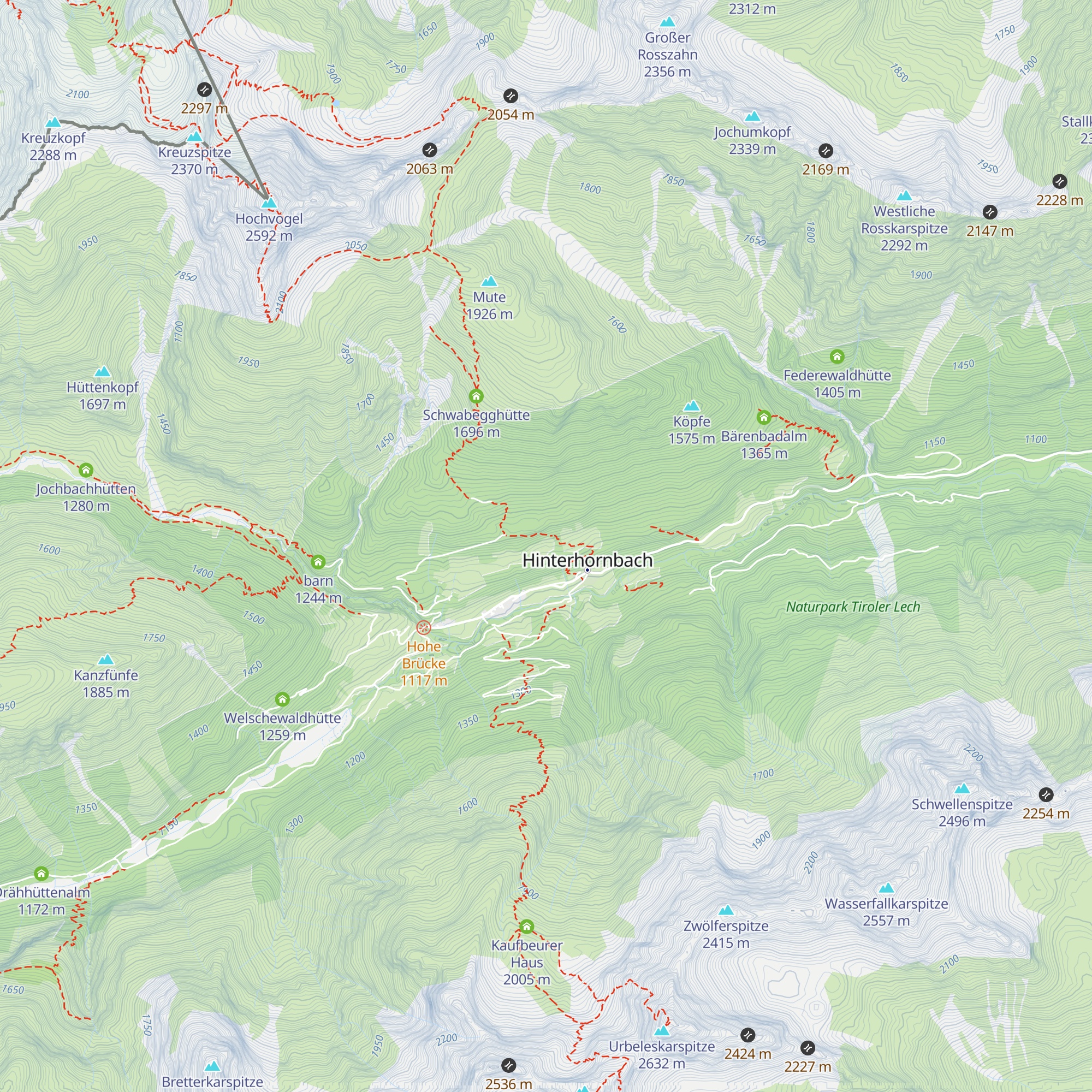 Am Anger map
