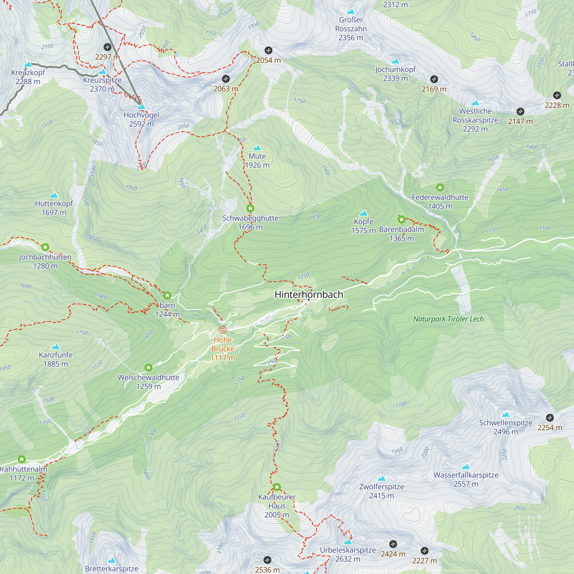 Am Anger map