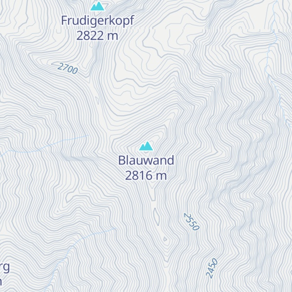 Map of Blauwand