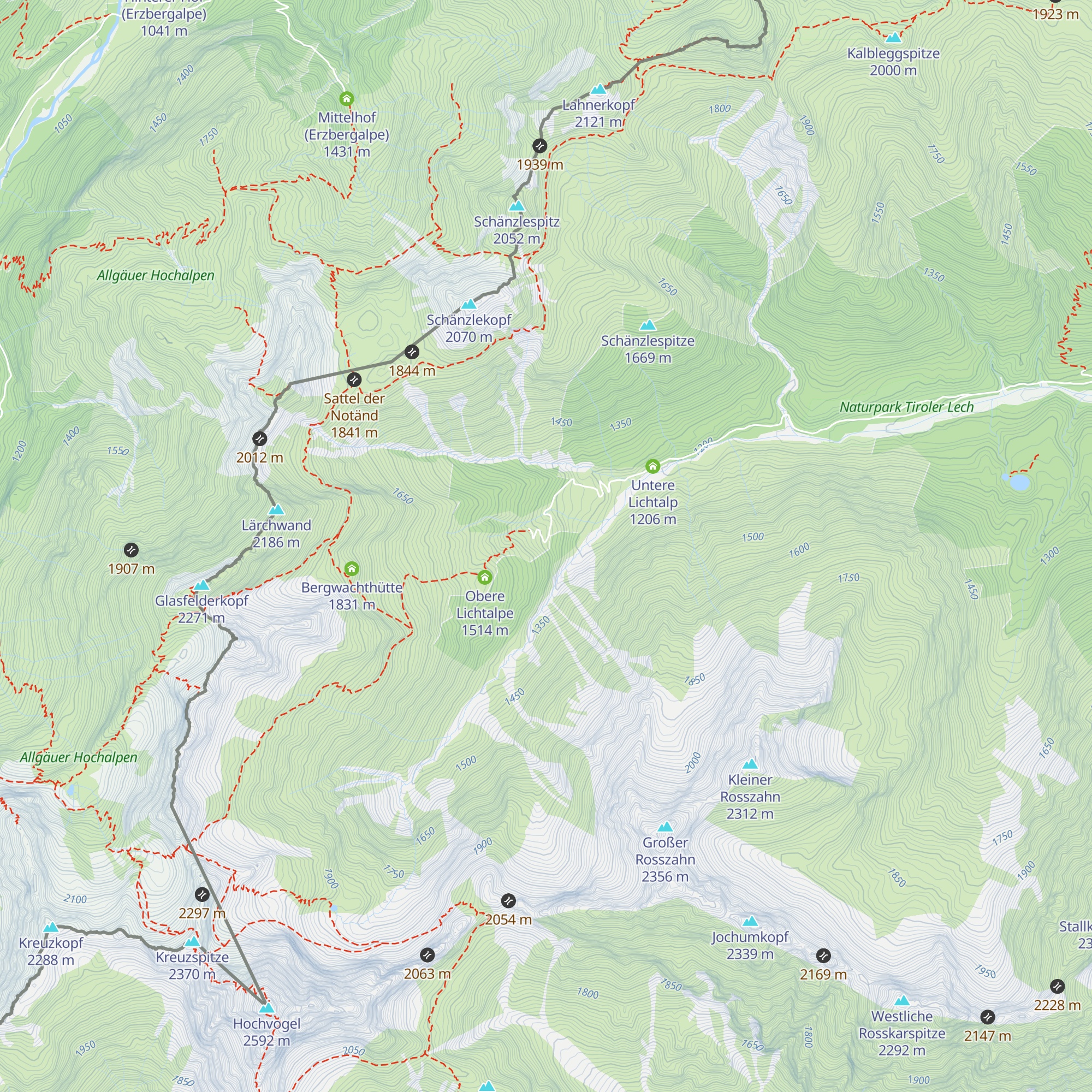 Fuchswaldhütte map