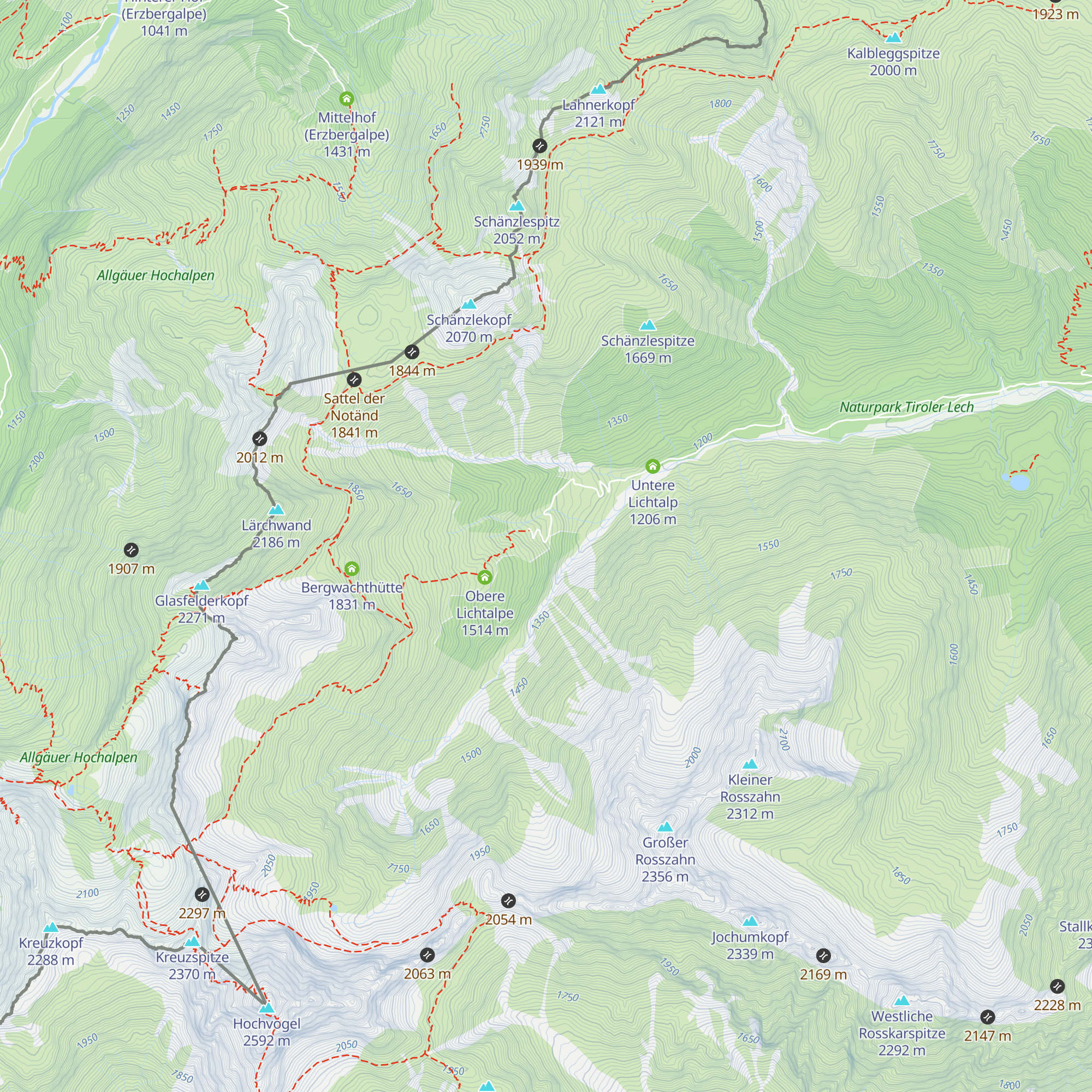 Fuchswaldhütte map