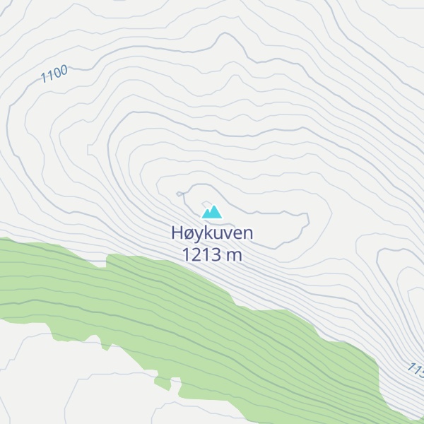 Map of Høykuven