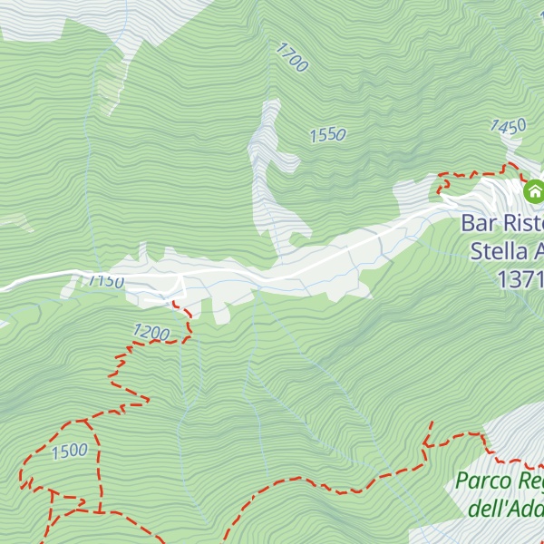 Map of La Tana dell'Orso