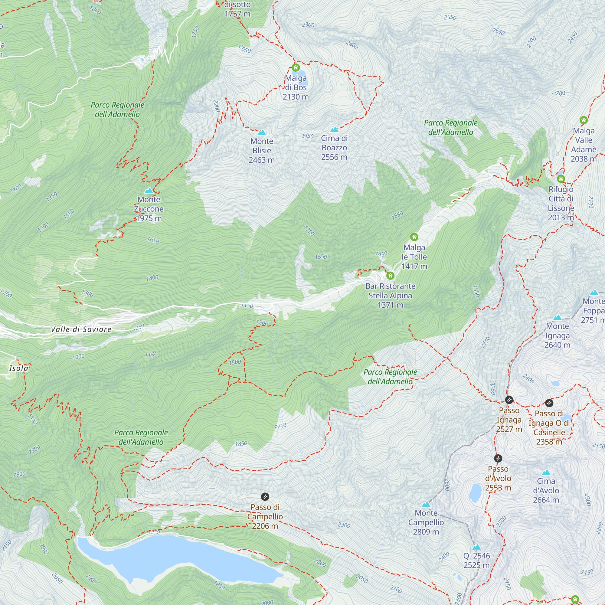 La Tana dell'Orso map