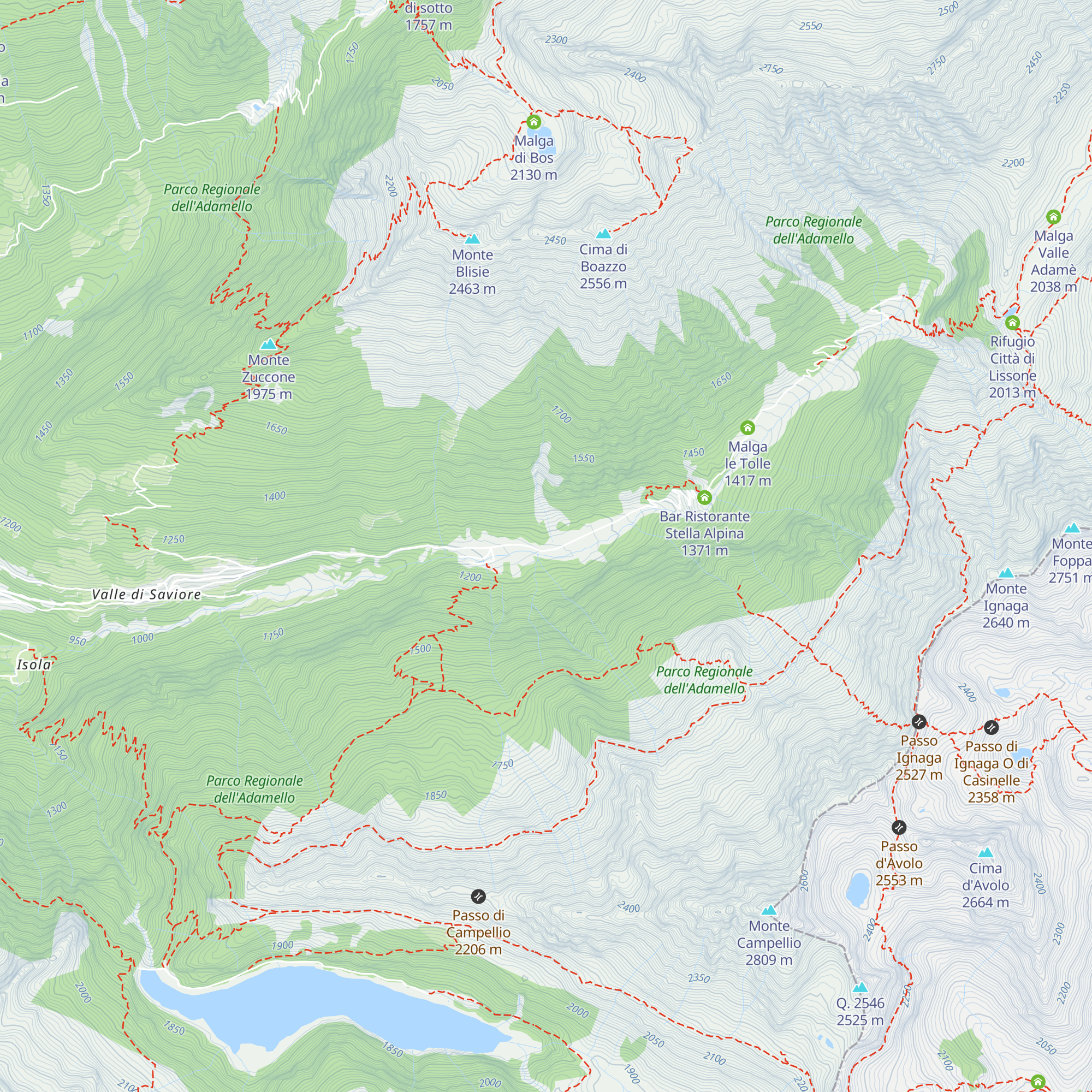 La Tana dell'Orso map
