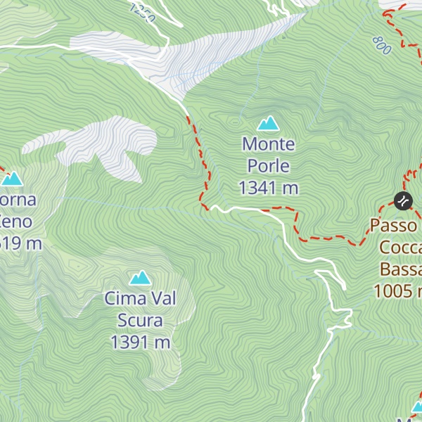 Map of Malga Malmentere